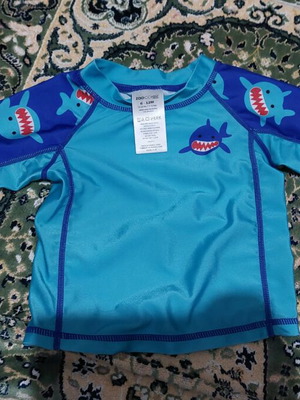 Zoocchini long-sleeve swim shirt 50+ UV for 12 months like new