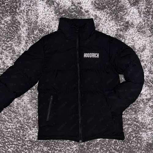 Hoodrich puffer jacket new, size M black