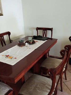 Vintage dining table and coffee table used
