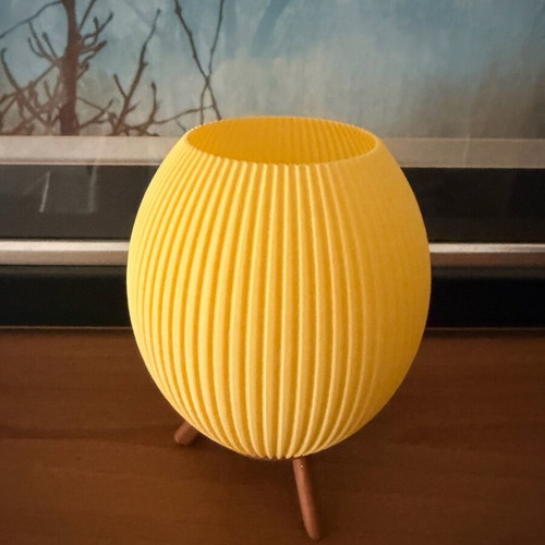 Mini lamp 14cm with electric candle like new