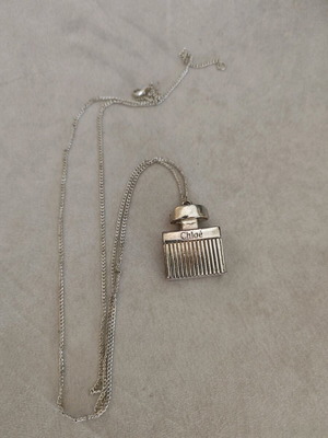 Cloe pendant with 50cm chain vintage bottle jewelry