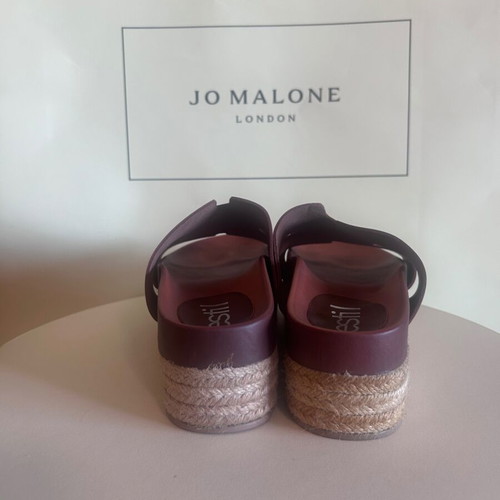 Estil platform sandals, tan brown, size 36