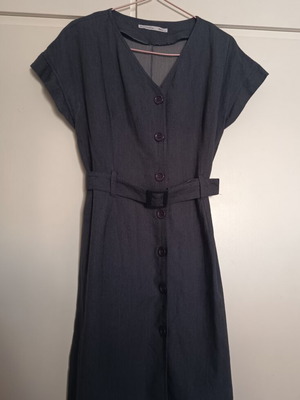Helmi dress size L like new, anthracite gray, knee length