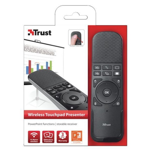 Trust 19867 Wireless Touchpad Presenter like new