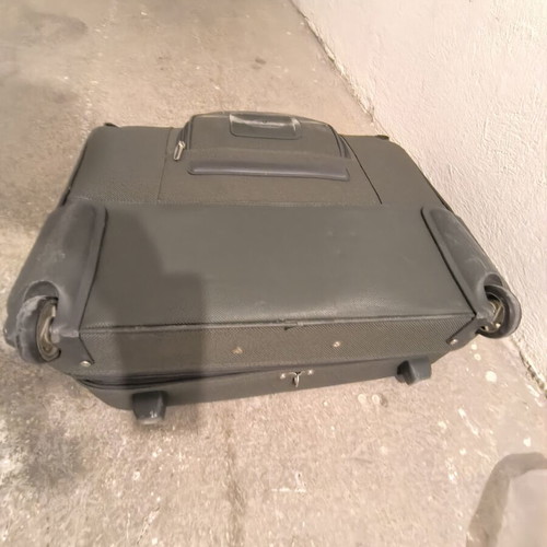 Samsonite suitcase for suits and dresses like new, fabric, khaki