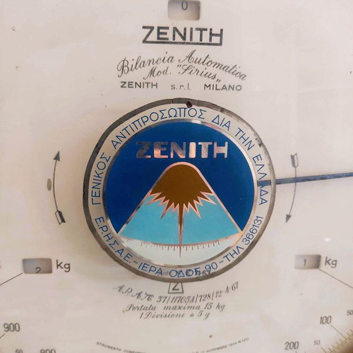 Zenith vintage scale used, Sirius model, 1960, Italy
