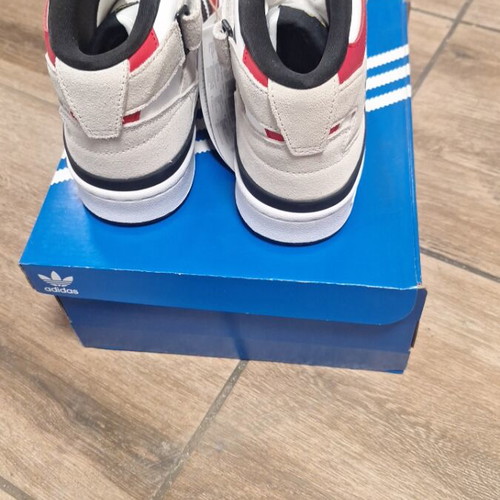 Adidas Forum Mid J new women's boots white and red
