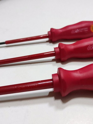 Cross Screwdrivers new, set of 3 pieces PH0, PH1, PH2