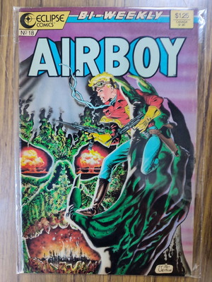 Airboy comic used, issue 18, Eclipse Comics
