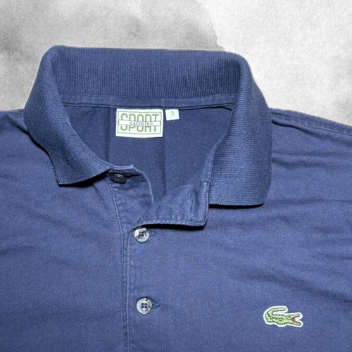 Lacoste Navy Long Sleeve Polo Shirt like new, size M