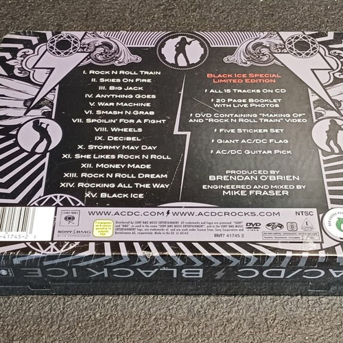AC/DC Black Ice Box Set Limited Edition Tin Box
