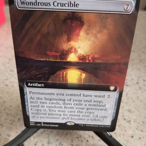 Wondrous Crucible Magic the Gathering Commander The Brothers' War Extras new