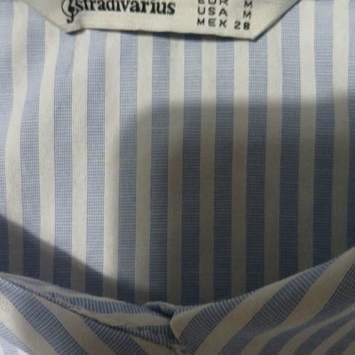 Stradivarius women's shirt like new, gray and blue, size M