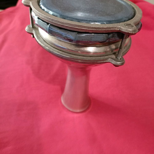 Dumbek used, small size, 11 cm diameter, 16 cm height