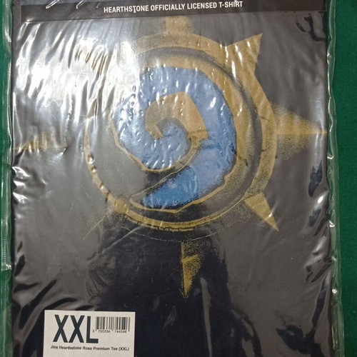 Jinx Hearthstone Rose Premium T-shirt new, blue, XXL