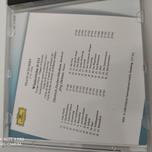 Franz Schubert Winterreise CD like new, classical music