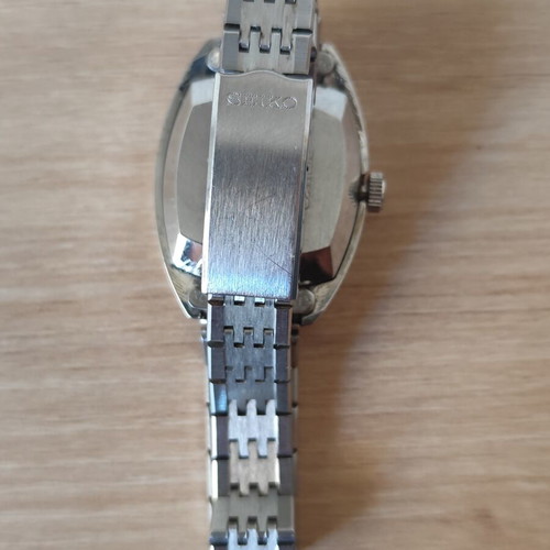 Seiko Automatic watch model 2205-7010 used, silver dial, 17 jewels