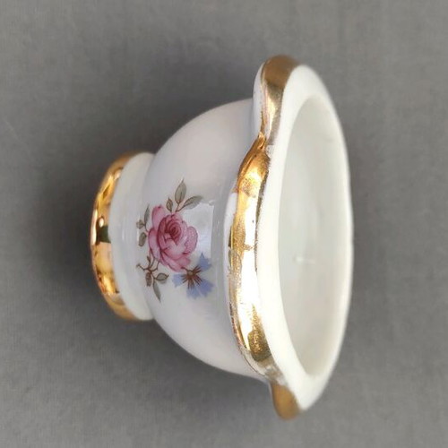 Small Bavarian porcelain bowl used, 1950s vintage