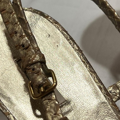 Miu Miu slingback heels used, size 37.5, metallic bronze