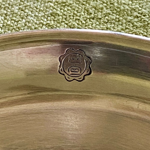 Silver-plated vintage serving set used