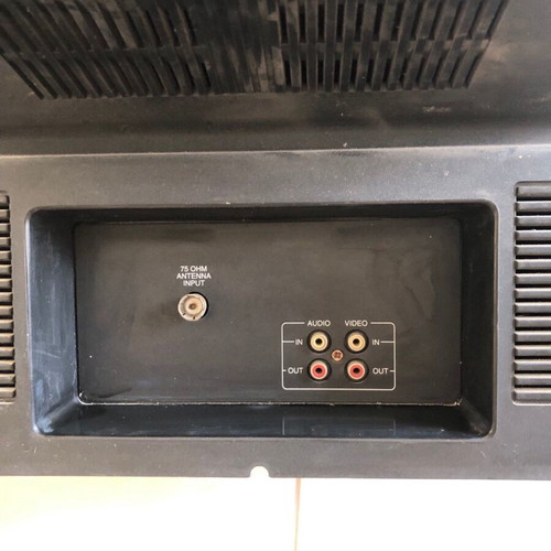 Crown CRT TV 21" CTV-2123 used, retro gaming compatible