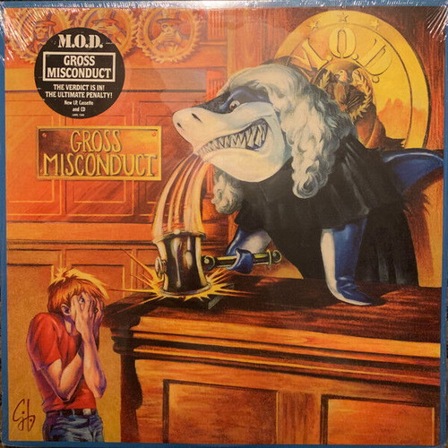 M.O.D. Gross Misconduct vinyl record used, metal