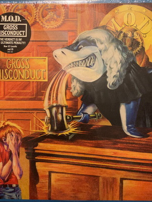 M.O.D. Gross Misconduct vinyl record used, metal