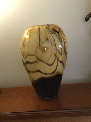 Murano vase used, 32cm height