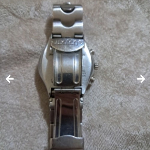 Swatch Irony men's wristwatch, white quartz