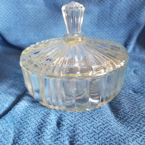 Vintage fondant dish used with small chip