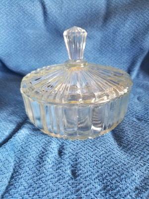 Vintage fondant dish used with small chip