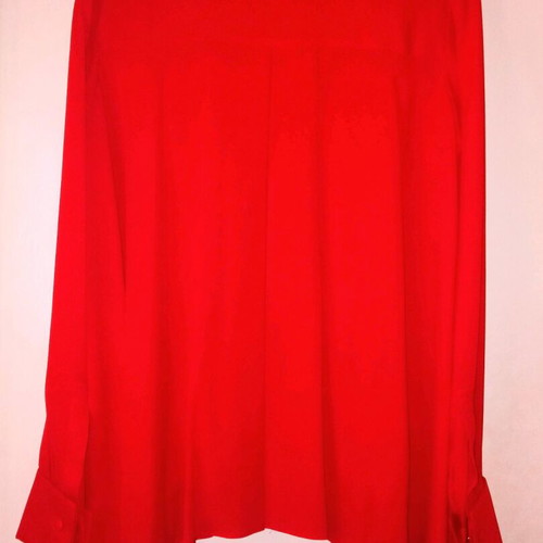 Alexander McQueen silk shirt new, size L, red