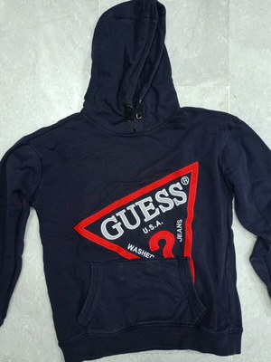 Guess Kids' Hoodie Size 12 Like New Navy Blue