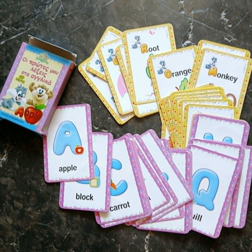Educational cards 'My First English Words' with Looney Tunes