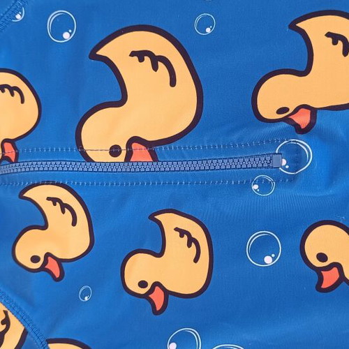 Baby Swimsuit UPF 50+ Yellow Ducks Size 74cm 6-12 Months Like New