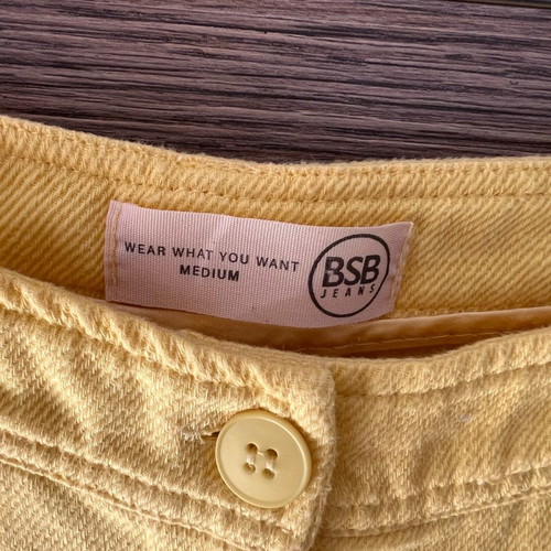 BSB women's cotton suit like new, yellow