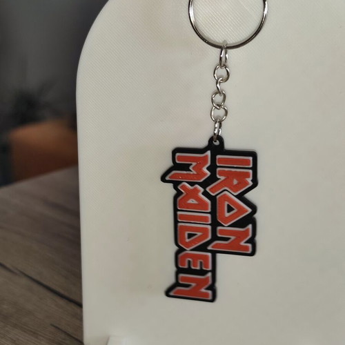 Iron Maiden 3D Printed Keychain new