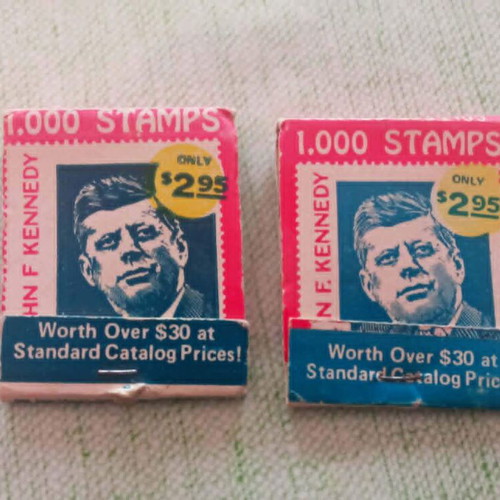 John F. Kennedy (JFK) matchboxes like new, set of 2 full