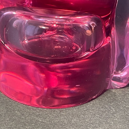 Vintage Alexandrite Vase by Miloslav Klinger ZBS 1960s used