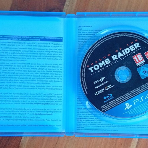 PlayStation 4 Shadow of the Tomb Raider Definitive Edition 2019 used