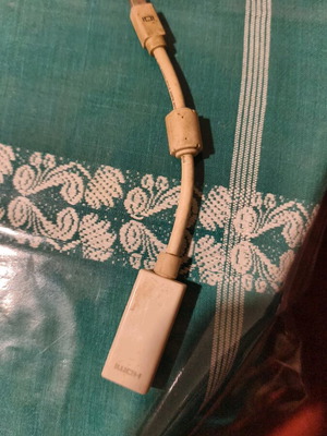 Mini DisplayPort to HDMI used