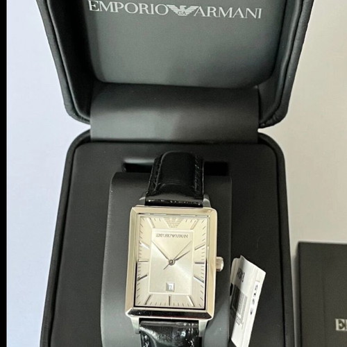 Armani AR2418 women's watch like new with leather strap