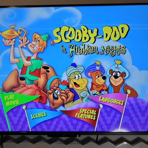 Scooby Doo in Arabian Nights DVD used with Greek subtitles