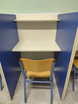 Desk used, disassembled
