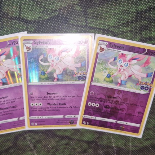Pokemon Sylveon card set, 3 cards
