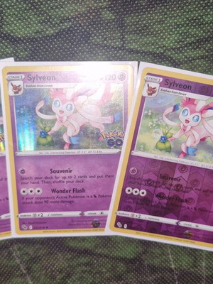 Pokemon Sylveon card set, 3 cards