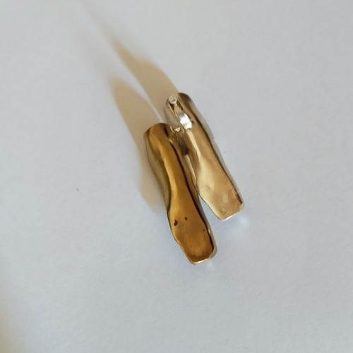 Silver 925 pendant used, gold and silver colors