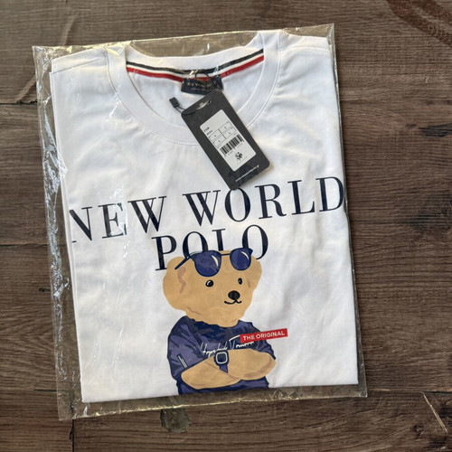 T-shirt New World Polo white, new