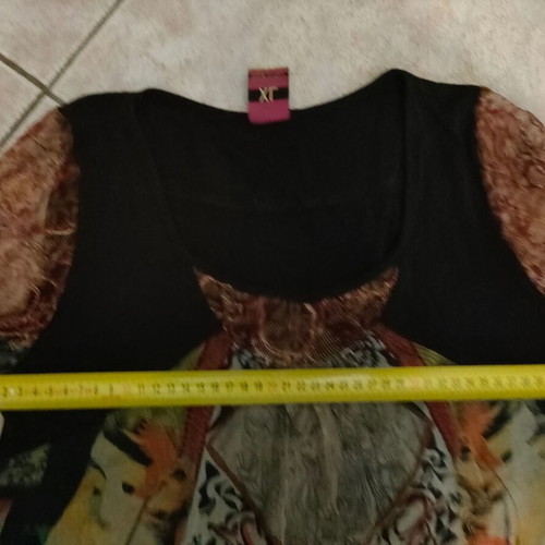 Women's multicolor blouse dress like new, made in Italy