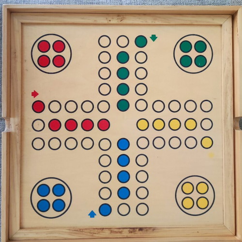 Chess domino used